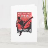 Taekwondo Kaart (Voorkant)