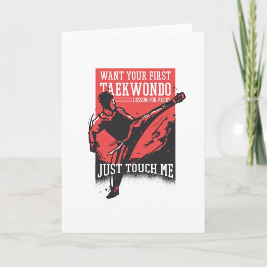 Taekwondo Kaart (Voorkant)