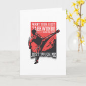 Taekwondo Kaart (Gele Bloem)