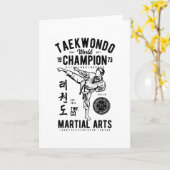 Taekwondo Kaart (Gele Bloem)