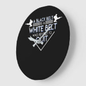 Taekwondo Karate Black Belt weigert te stoppen Grote Klok (Hoek)