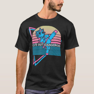 Taekwondo Karate Retro Schattig Maar T-shirt