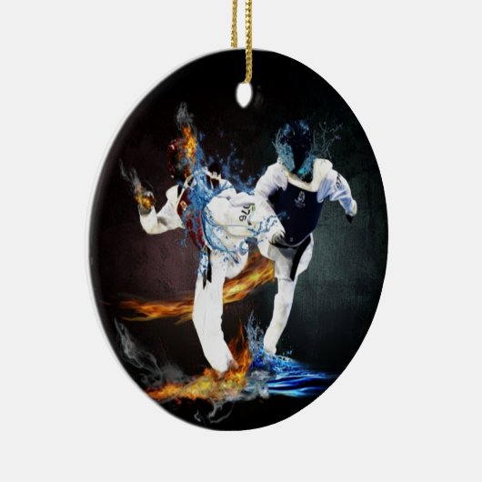taekwondo keramisch ornament (Rechts)