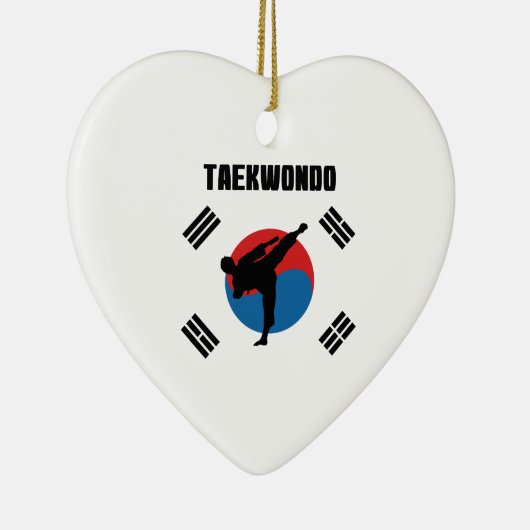 Taekwondo Keramisch Ornament (Rechts)