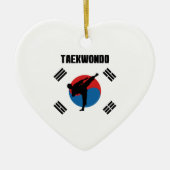 Taekwondo Keramisch Ornament (Voorkant)