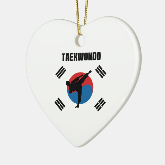 Taekwondo Keramisch Ornament (Links)