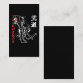 Taekwondo Kick Martial Arts Visitekaartje (Voorkant / Achterkant)