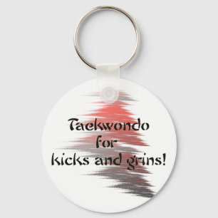 Taekwondo Kicks and Grins Sleutelhanger