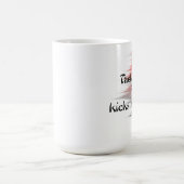 Taekwondo Kicks and Grins Travel Koffie Mok (Center)