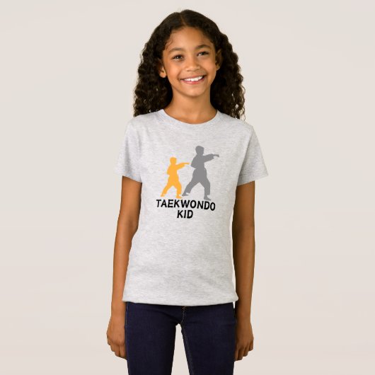 Taekwondo-Kind T-shirt (Voorkant volledig)