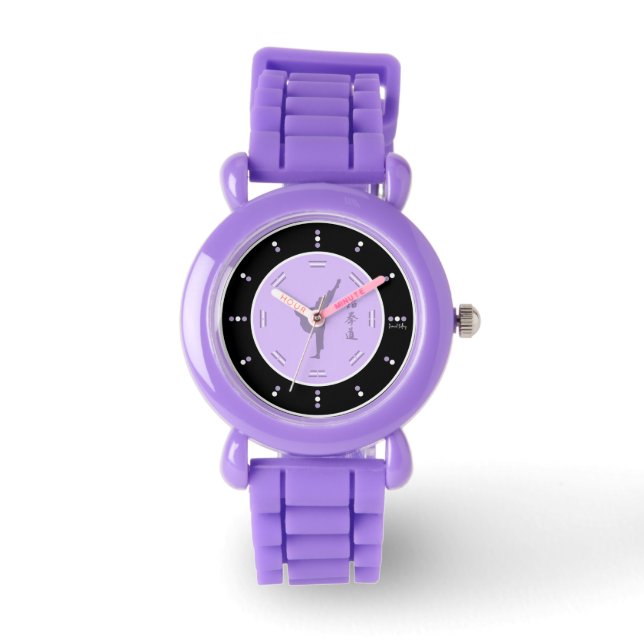 Taekwondo Kinder horloge (Voorkant)