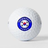 Taekwondo Korea Golfballen (Voorkant)