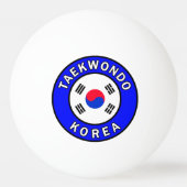 Taekwondo Korea Pingpongbal (Voorkant)