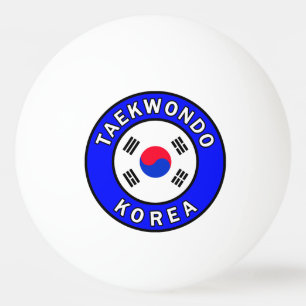 Taekwondo Korea Pingpongbal