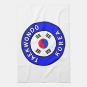 Taekwondo Korea Theedoek (Verticaal)