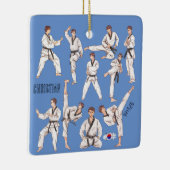 Taekwondo Korean Martial Arts 5 Tenets Ceramic Orn Keramisch Ornament (Rechts)