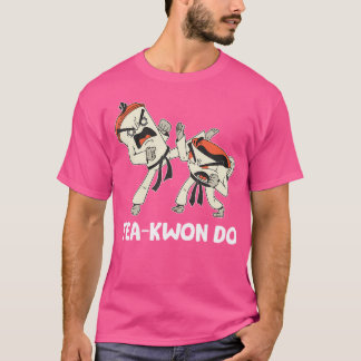 Taekwondo Korean Martial Arts Tea Cups T-shirt
