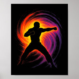 Taekwondo Kunst - Koreaanse Martial Arts Trap Poster