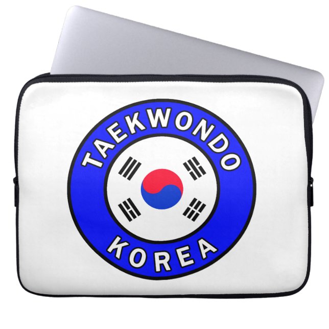 Taekwondo-laptophoes Laptop Sleeve (Voorkant)