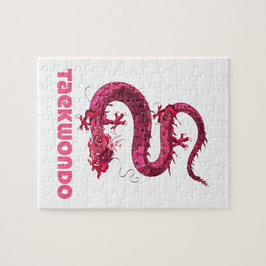 Taekwondo Legpuzzel (Horizontaal)