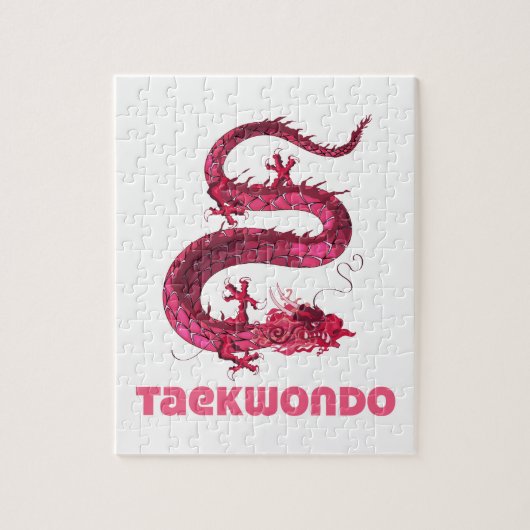 Taekwondo Legpuzzel (Verticaal)