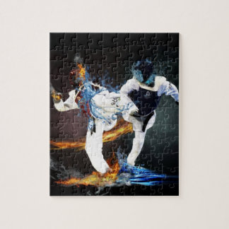 taekwondo legpuzzel