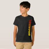 Taekwondo Lettering T-shirt (Voorkant volledig)