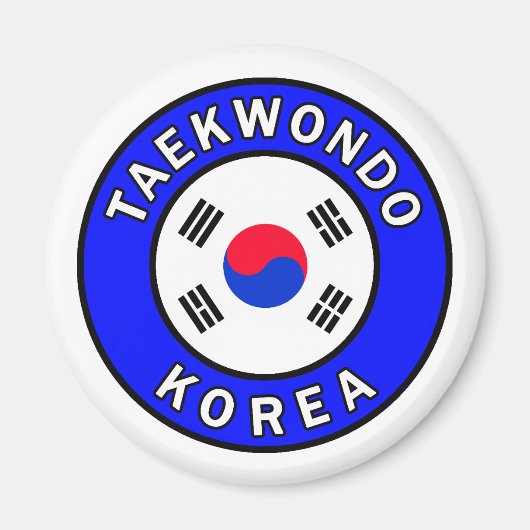 Taekwondo Magneet (Voorkant)