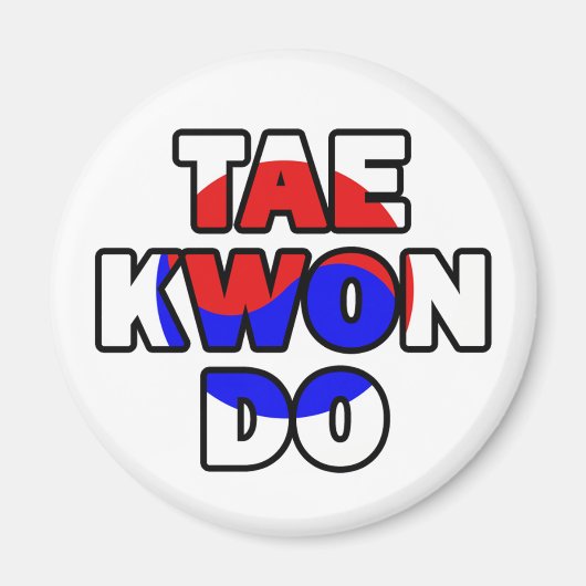 Taekwondo Magneet (Voorkant)