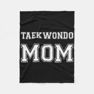 Taekwondo Mama Grappige Karate Lovers Gift Vrouwen Fleece Deken