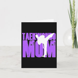Taekwondo mama Shirt Tae Kwon do Martial Arts Moth Kaart