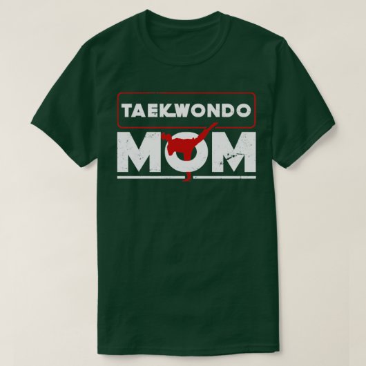 Taekwondo mama t-shirt (Design voorkant)