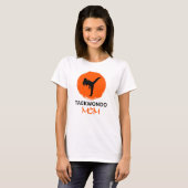 Taekwondo mama t-shirt (Voorkant volledig)