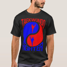 Taekwondo Martial Art Yin en Yang USA T-shirt