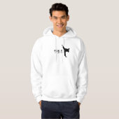 Taekwondo Martial Arts Mannen Hoodie (Voorkant volledig)
