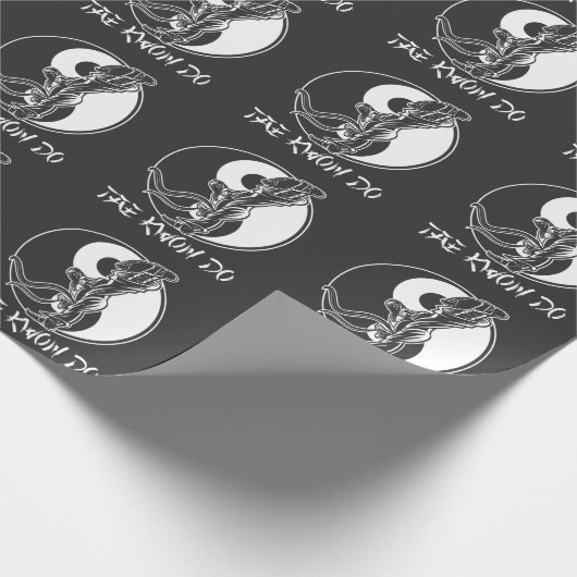 Taekwondo Martial Arts Tae kwon do Self Defence Cadeaupapier (Hoek)