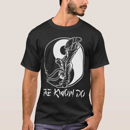 Taekwondo Martial Arts Tae kwon do Self Defence T-shirt (Voorkant)