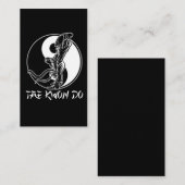Taekwondo Martial Arts Tae kwon do Self Defence Visitekaartje (Voorkant / Achterkant)