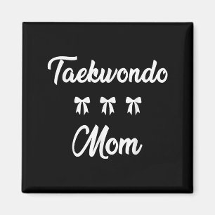 Taekwondo Moeder Martial Art Sport Moeders Stijlvo Magneet