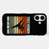 Taekwondo Moeder Retro Martial Arts Moeder Cadeau Case-Mate iPhone Case (Achterkant (horizontaal))