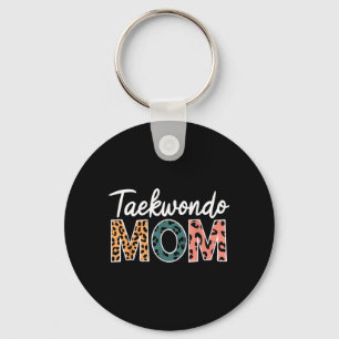 Taekwondo Moeder Trots Martial Arts Familie Moeder Sleutelhanger