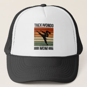 Taekwondo Mom Retro Martial Arts Mom Gift Trucker Pet