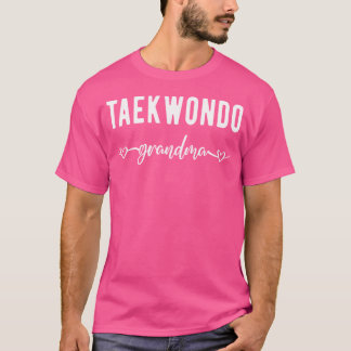 Taekwondo Oma Grappige Grootmoeder Taekwondo Liefd T-shirt