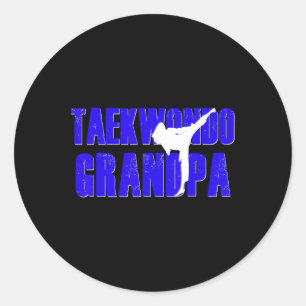 Taekwondo Opa Papa Shirt Tae Kwon Do Meisje Gran Ronde Sticker