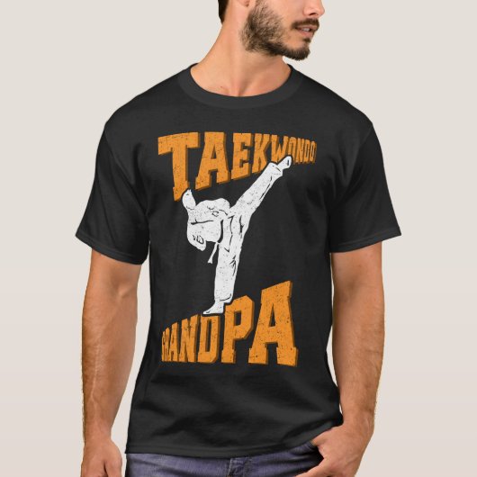Taekwondo Opa TKD Tae Kwon Do T-shirt (Voorkant)