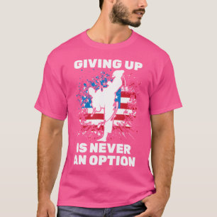 Taekwondo - Opgeven is nooit een optie - Karate T-shirt