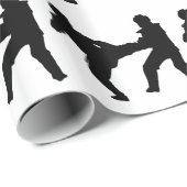 Taekwondo-pakpapier Cadeaupapier (Rol Hoek)