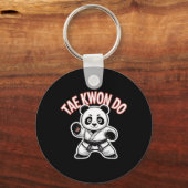 Taekwondo Panda - Koreaanse Mma Tkd Sleutelhanger (Voorkant)