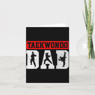 Taekwondo Papa - Vaderdag Martial Arts Taekwondo Kaart