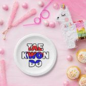 Taekwondo Papieren Bordje (Feest)